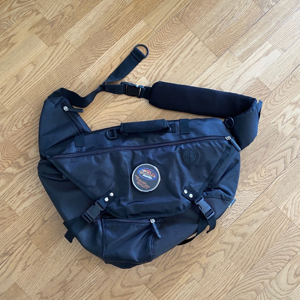 Rugged Utility Messenger Sling Backpack Bag